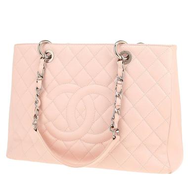 Shopping bag Chanel  Shopping GST in pelle martellata e trapuntata rosa