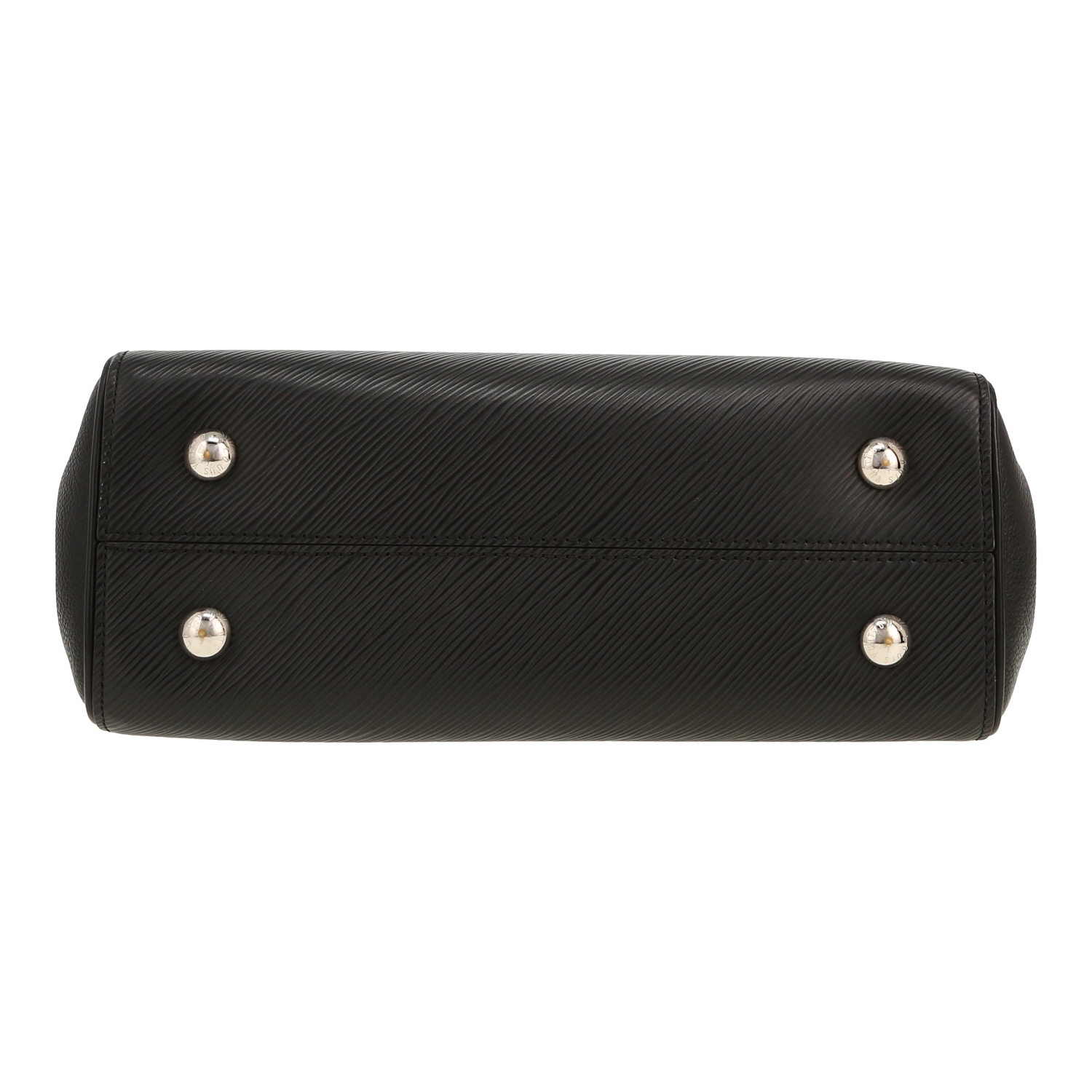 Sac bandoulière Louis Vuitton  Grenelle en cuir épi noir - Detail D1