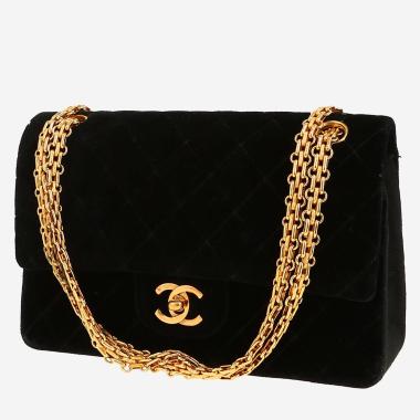 Chanel  Timeless small model  handbag  in black velvet