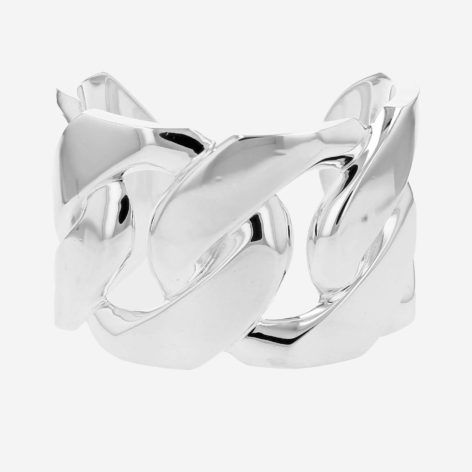 Hermès Capture cuff bracelet in silver