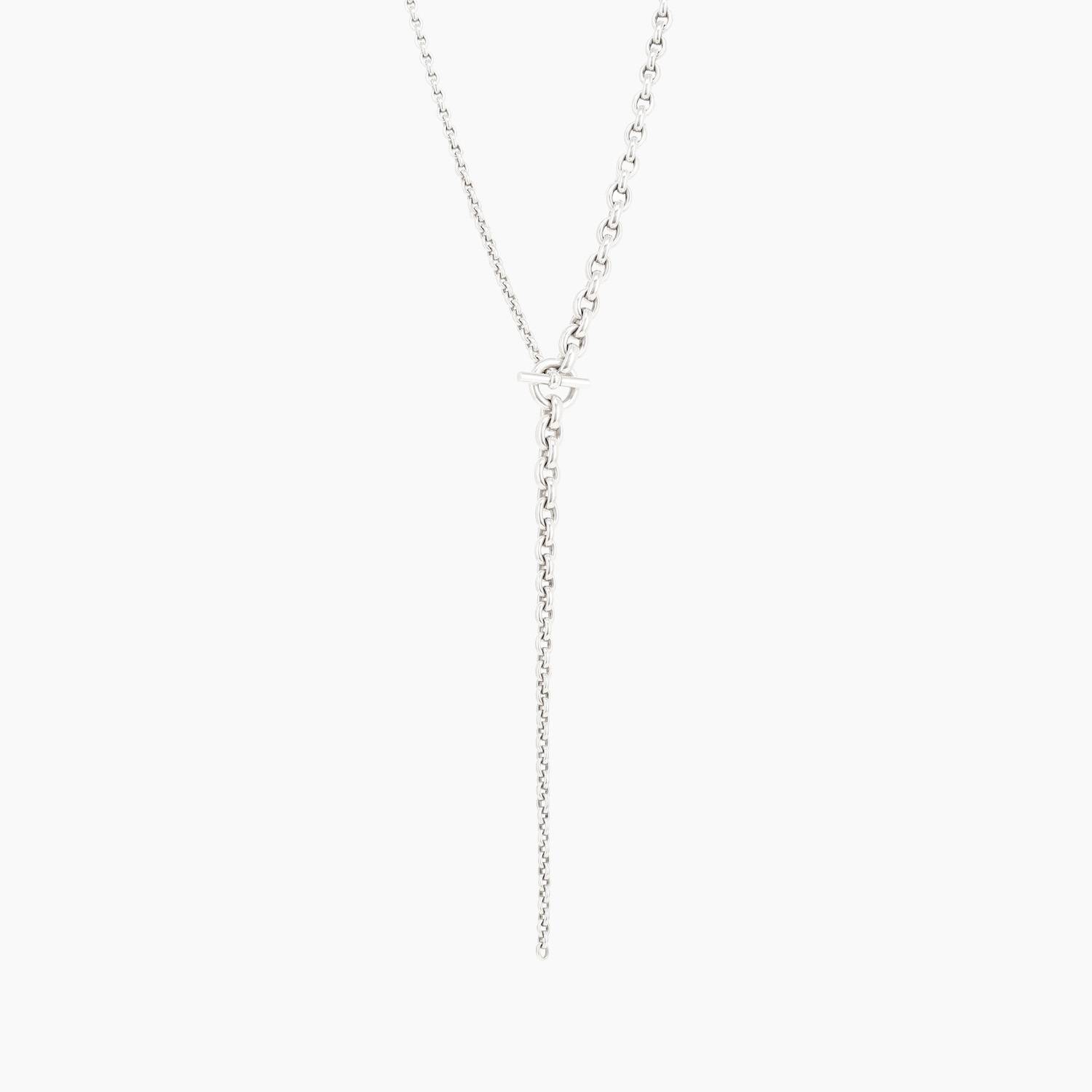 Hermès  necklace in silver