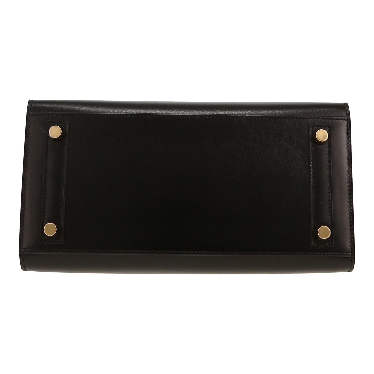 Bolso de mano Hermès  Birkin 25 cm en cuero box negro - Detail D1