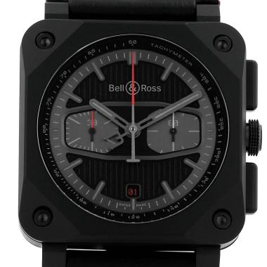 Bell & Ross BR03  in ceramic black Ref: Bell & Ross - BR03-94  Circa 2020