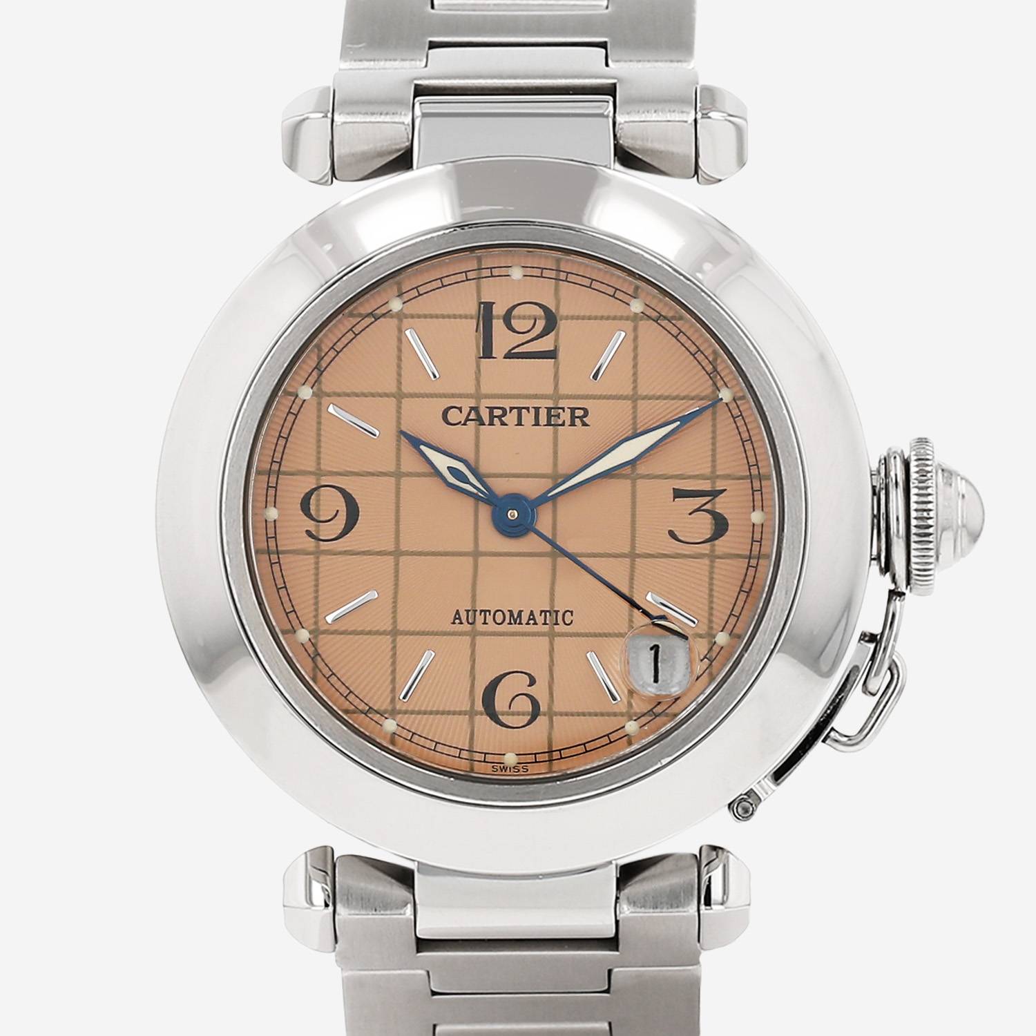 Cartier Pasha C  in stainless steel Ref: Cartier - 2324  Circa 2000