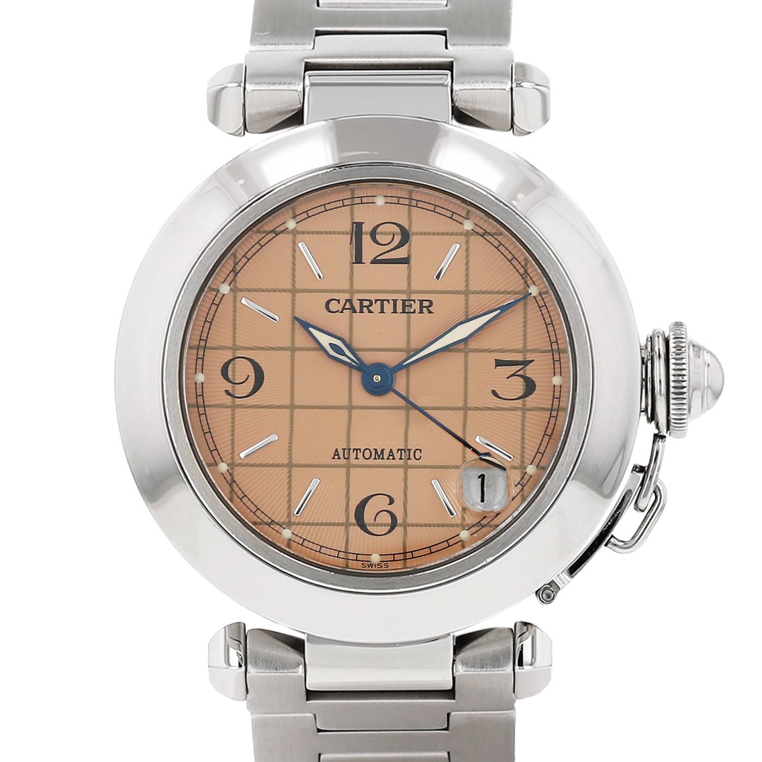 Montre Cartier Pasha C en acier Ref: Cartier - 2324 Vers 2000 Montre Cartier Pasha C en acier Ref: Cartier - 2324 Vers 2000