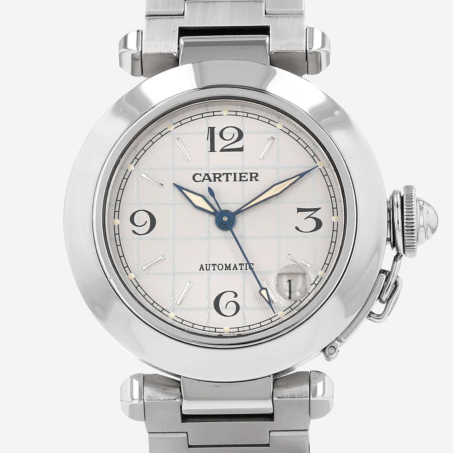 Cartier Pasha C  in stainless steel Ref: Cartier - 2324  Circa 2000