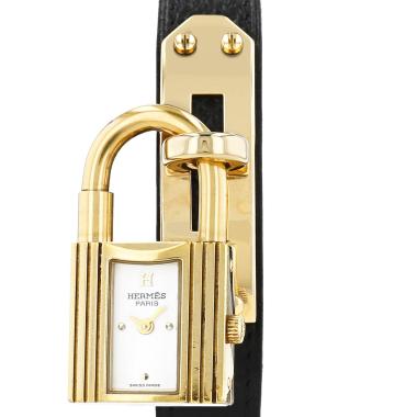 Hermès Montre Kelly  in gold plated Circa 1990
