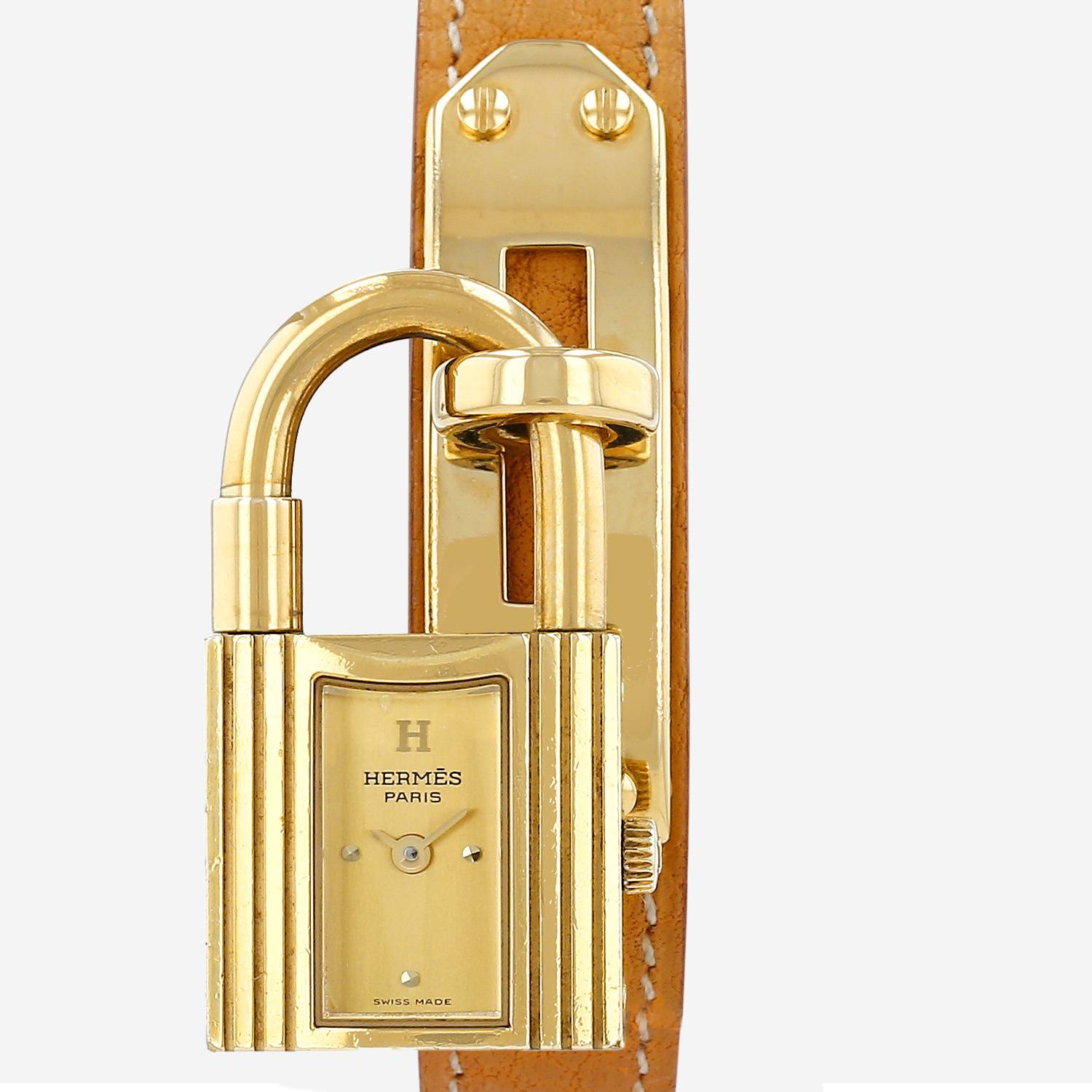 Hermès Montre Kelly  in gold plated Ref: Hermès - KE1.201  Circa 1990