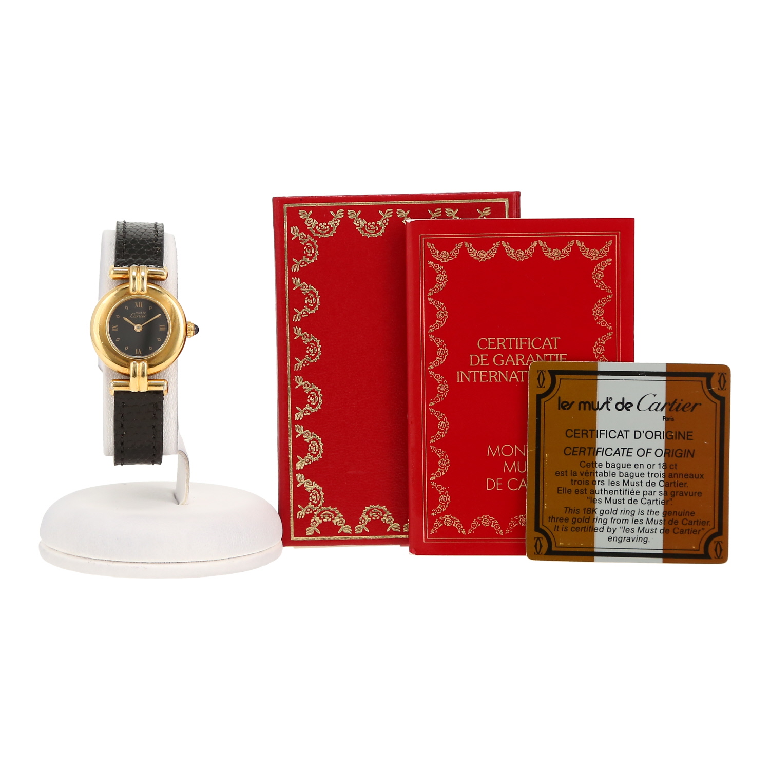 Orologio Cartier Must Colisée in vermeil Ref: Cartier - 590002  Circa 1990 - Detail D2