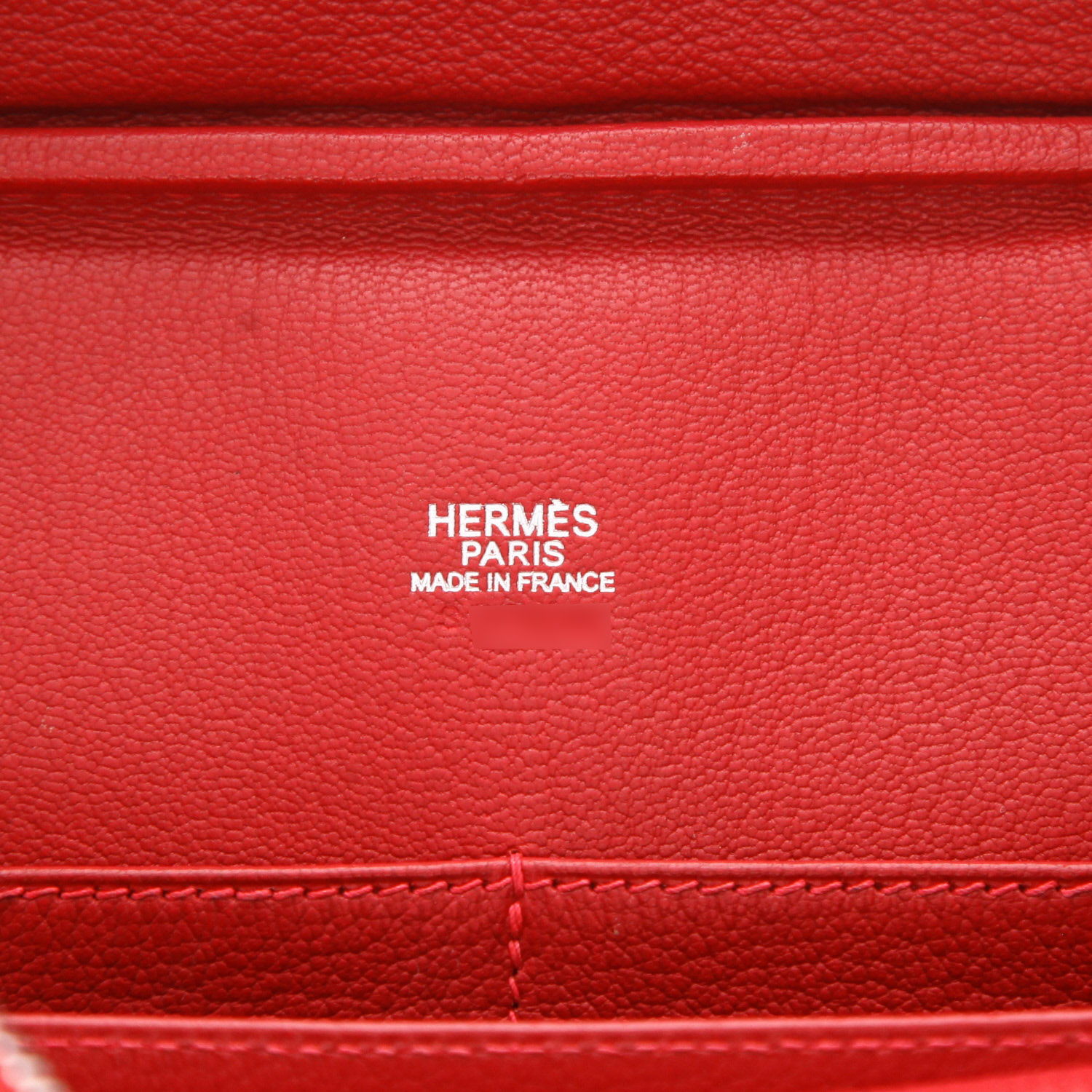 Sac à main Hermès  Plume en autruche rouge Vif - Detail D2