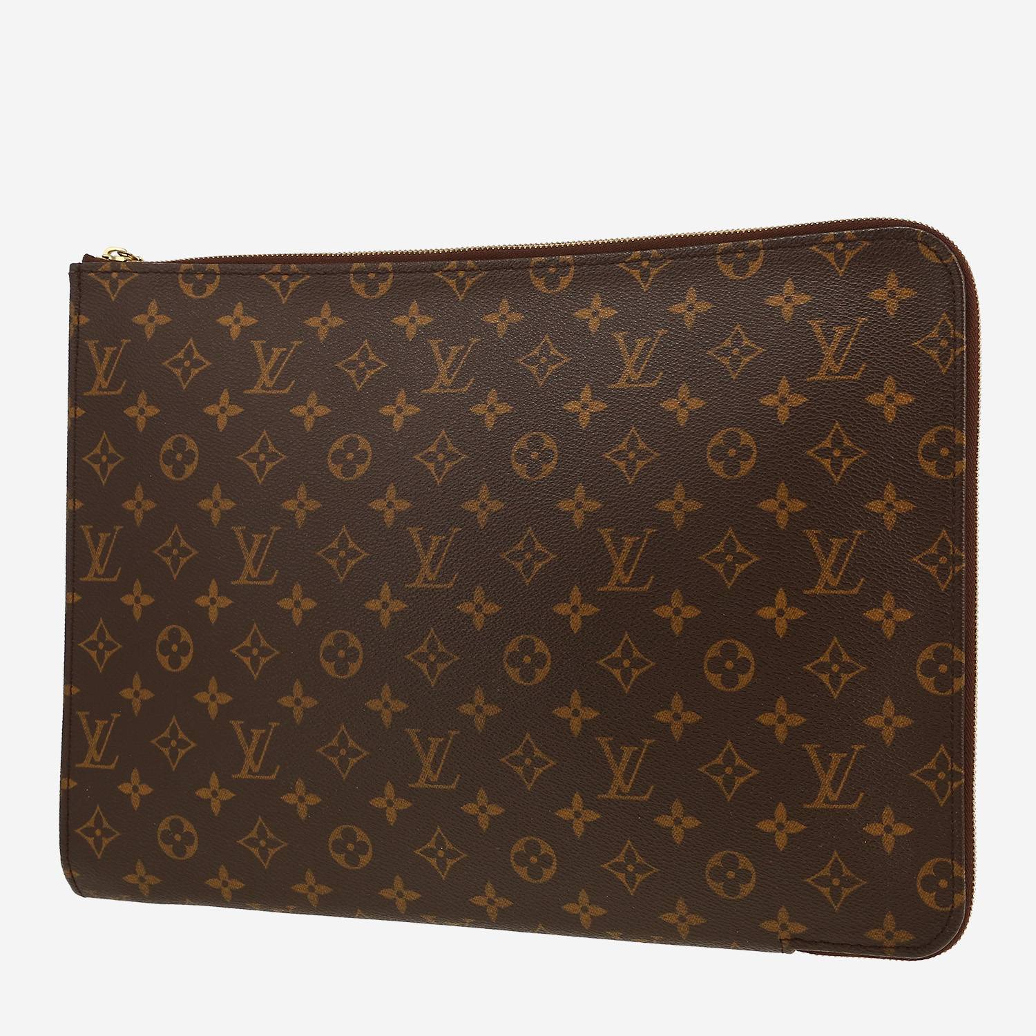 Porta-documentos Louis Vuitton   en lona Monogram marrón