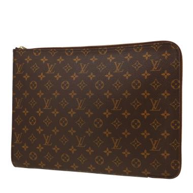 Porte-documents Louis Vuitton   en toile monogram marron