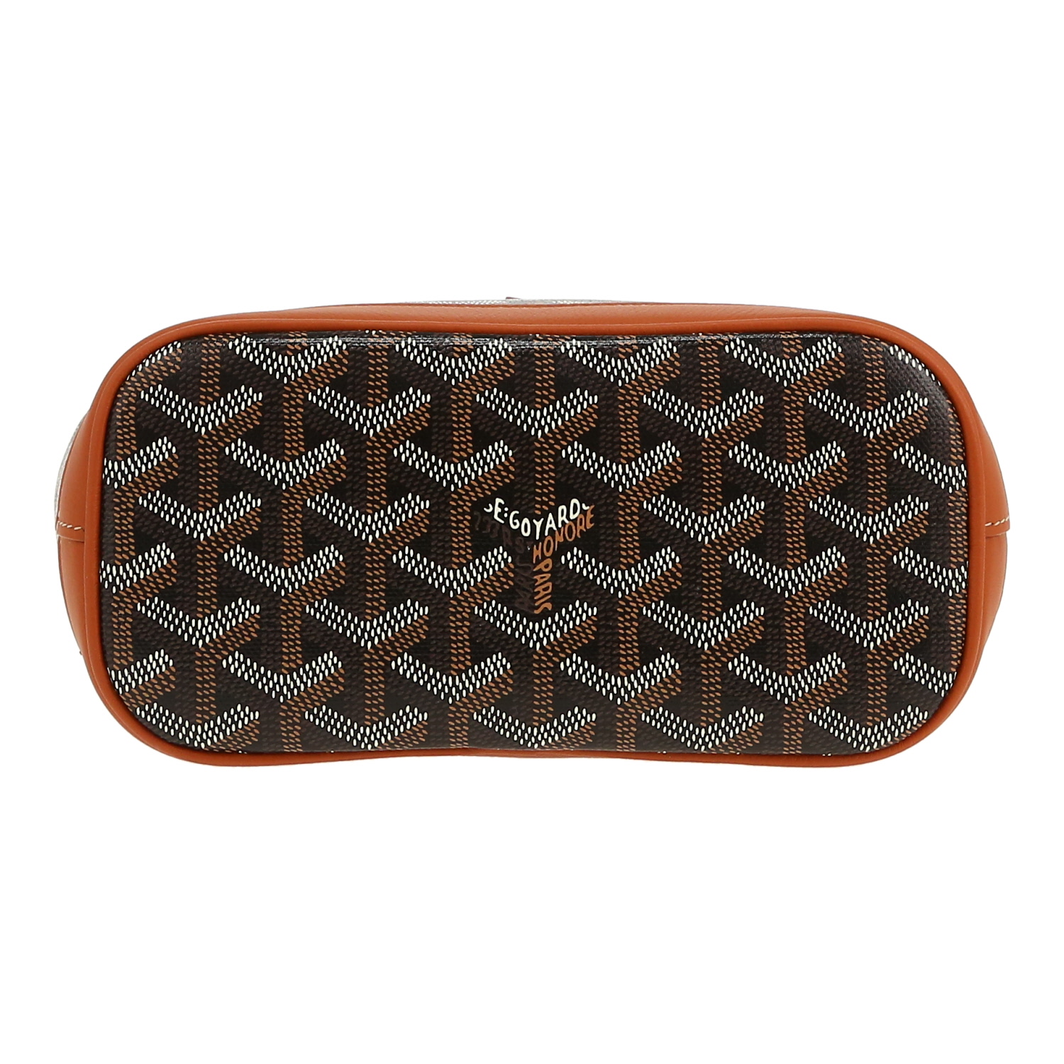 Zaino Goyard  Alpin Mini in tela Goyardine e pelle marrone - Detail D1