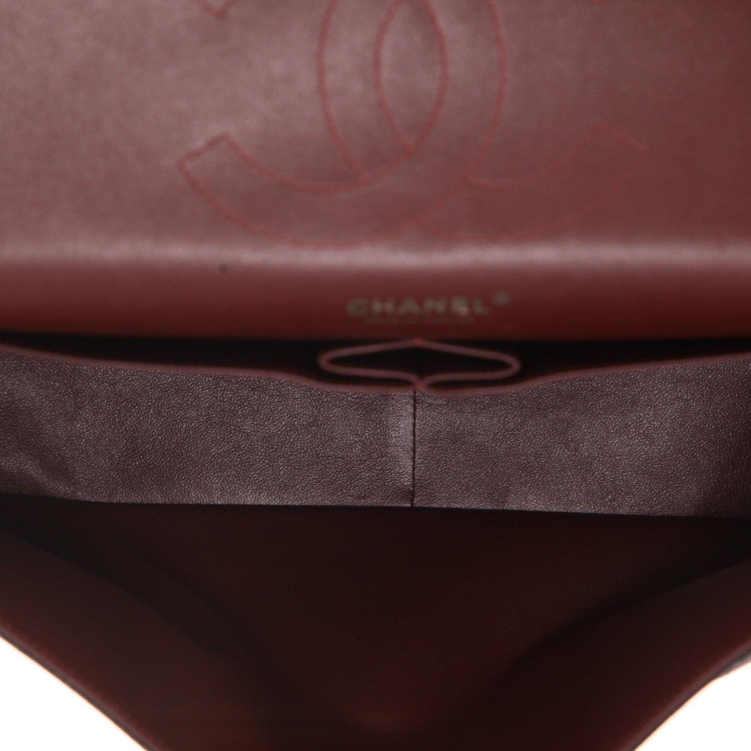 Borsa a tracolla Chanel  Timeless Jumbo in pelle martellata e trapuntata nera - Detail D3