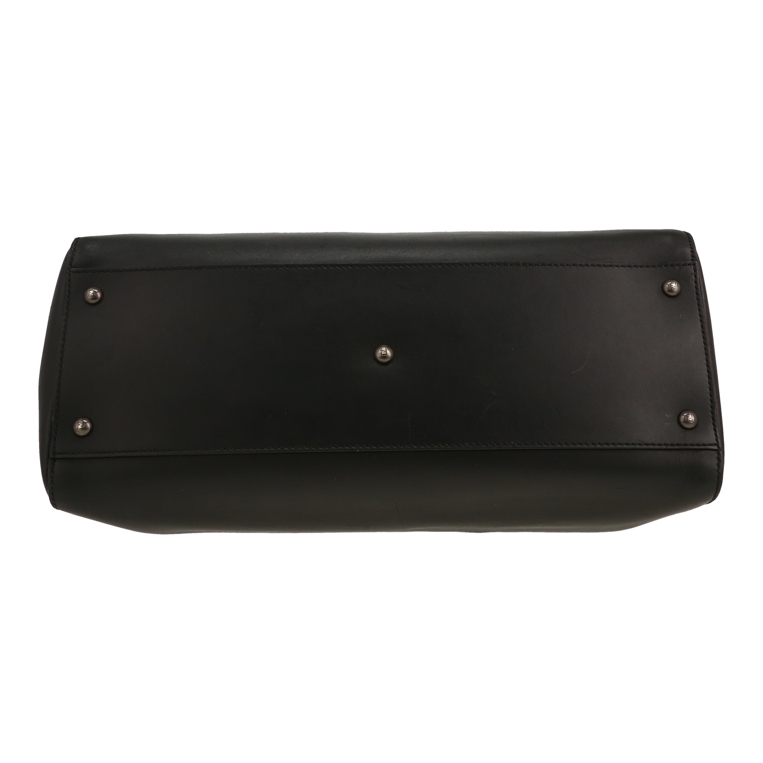 Sac à main Fendi  Peekaboo en cuir noir - Detail D1