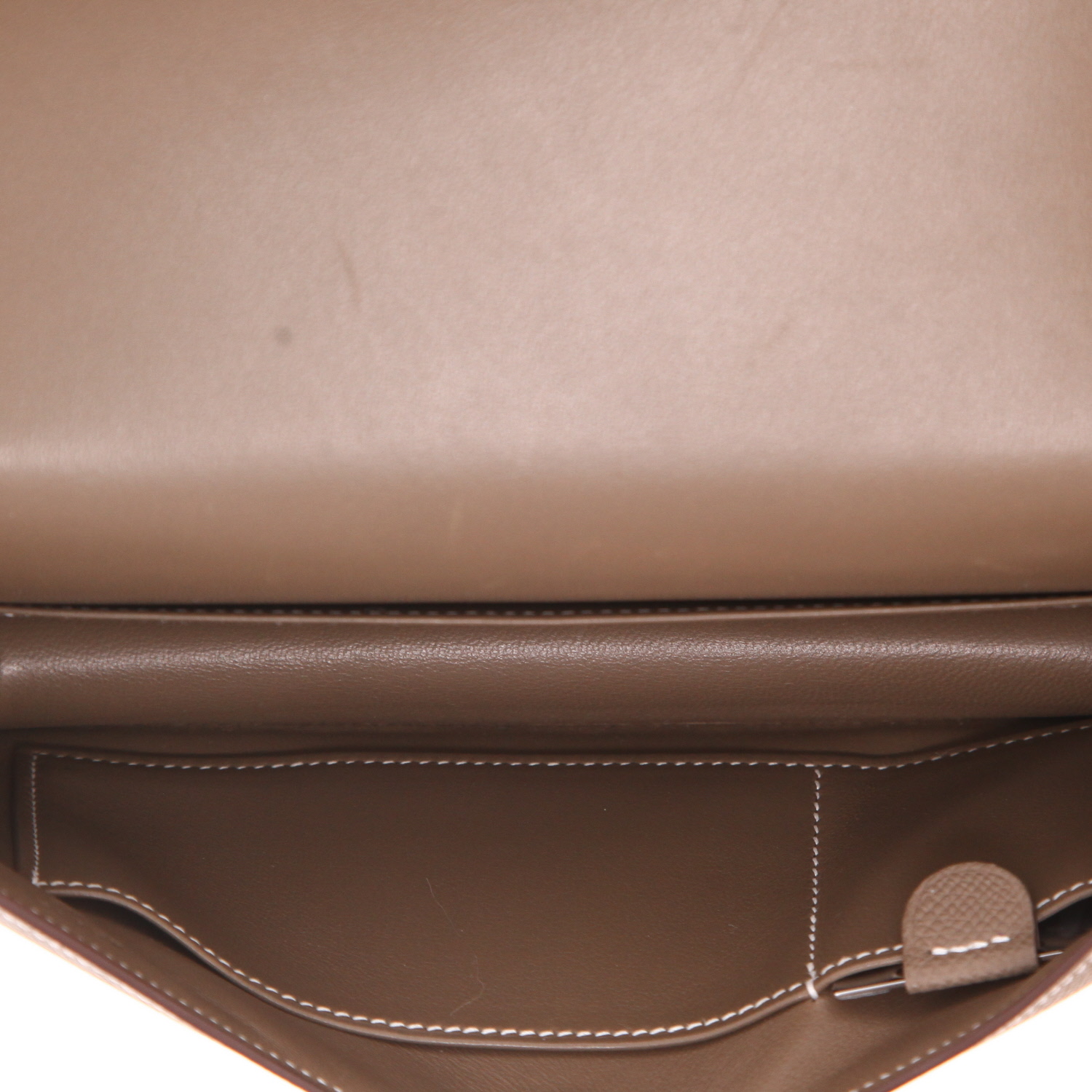 Borsa Hermès  Constance Elan in pelle Epsom etoupe - Detail D3