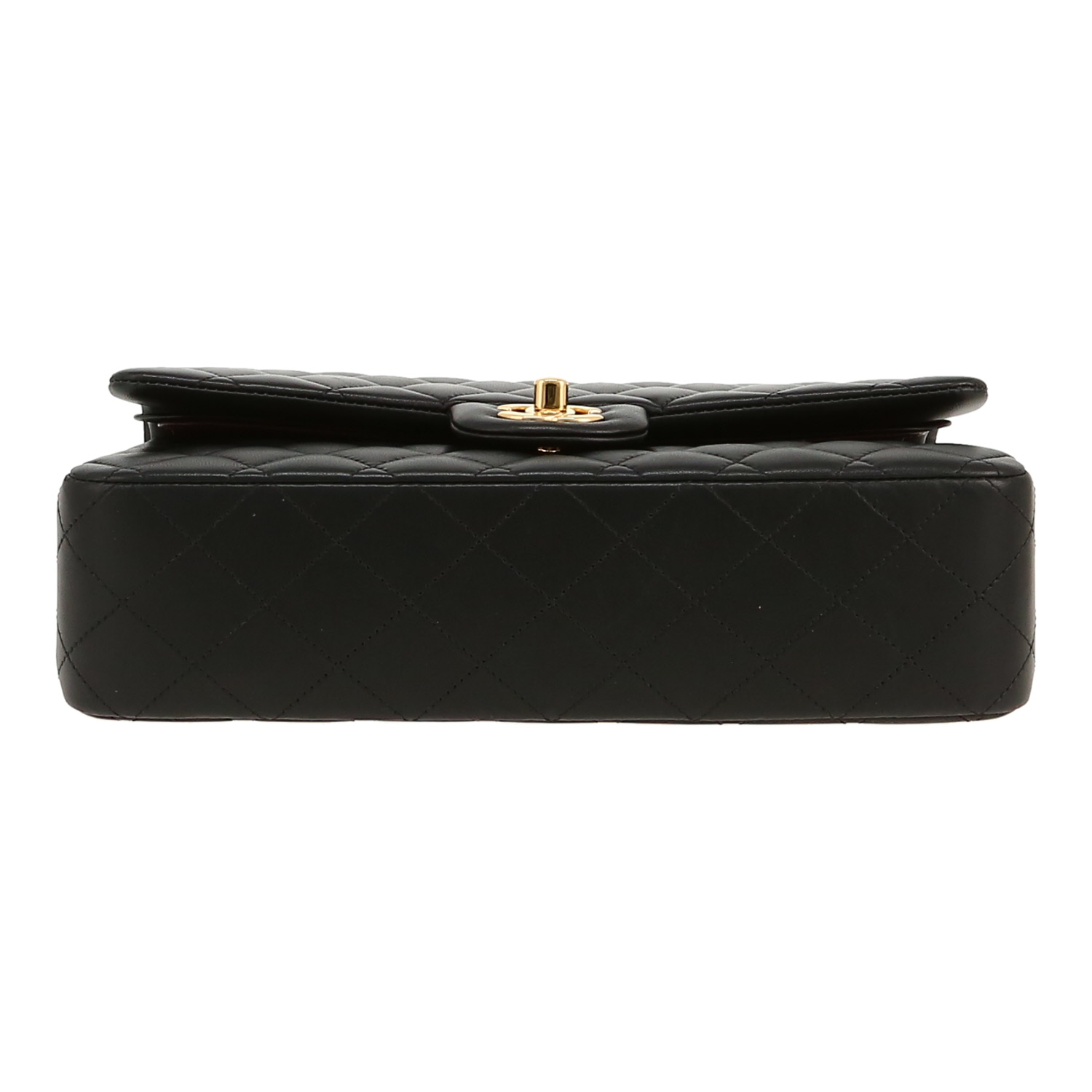 Chanel  Timeless Classic handbag  in black quilted leather - Detail D1