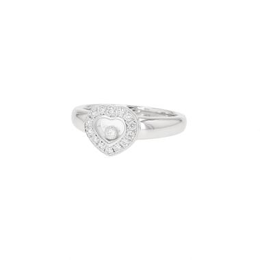 Anello Chopard Happy Diamonds in oro bianco e diamanti