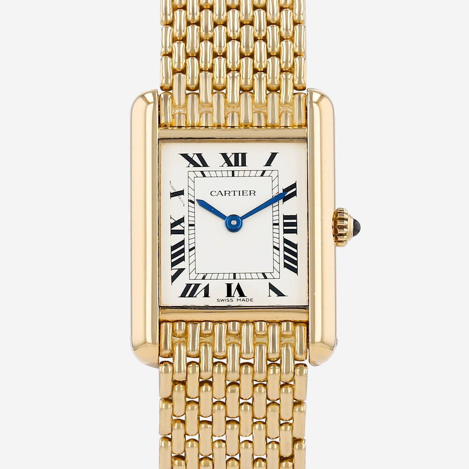 Montre Cartier Tank en or jaune Réf : Cartier - 6601 Vers 1980