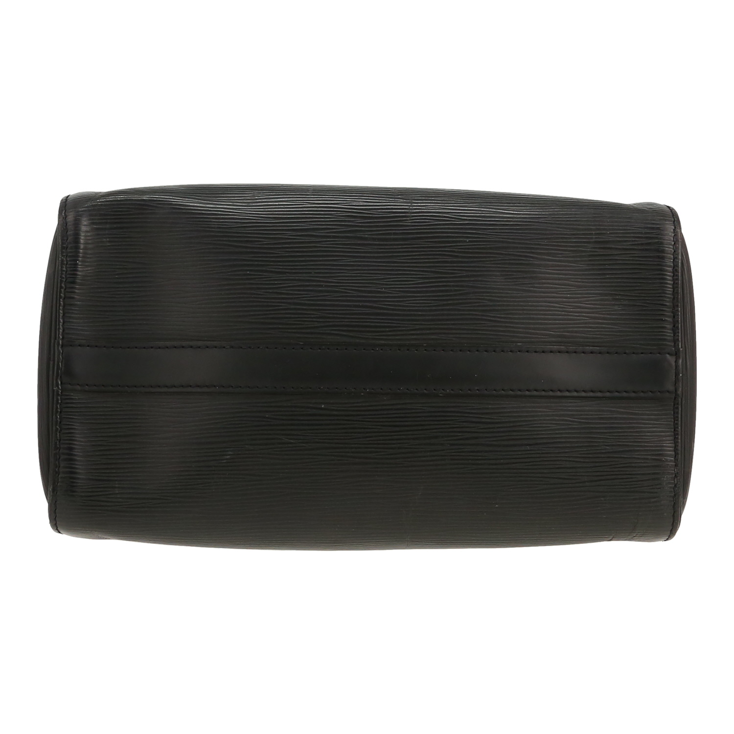 Louis Vuitton  Speedy 25 handbag  in black epi leather - Detail D1
