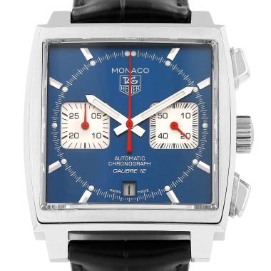 TAG Heuer Monaco Calibre 12  in stainless steel Ref: TAG Heuer - CAW2111  Circa 2010