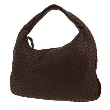 Bolso de mano Bottega Veneta  Veneta en cuero intrecciato marrón