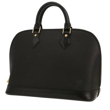 Louis Vuitton  Alma handbag  in black epi leather