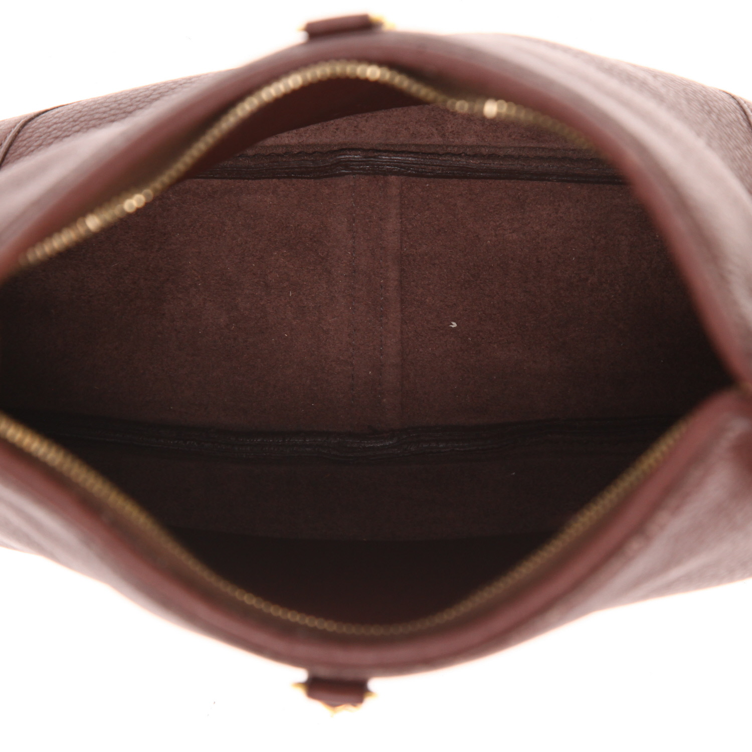 Hermès  Trim handbag  in brown togo leather - Detail D3