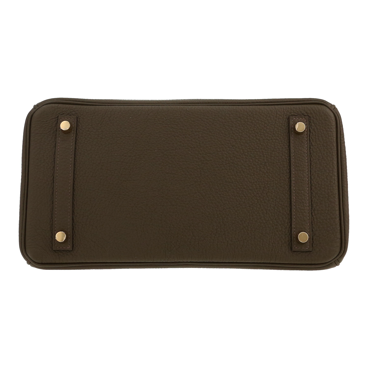 Borsa Hermès  Birkin 30 cm in pelle togo verde Eucalyptus - Detail D1