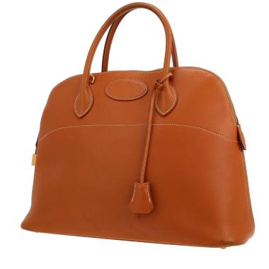 Bolso de mano Hermès  Bolide 35 cm en cuero color oro
