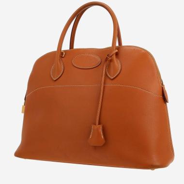 Sac à main Hermès  Bolide 35 cm en cuir gold