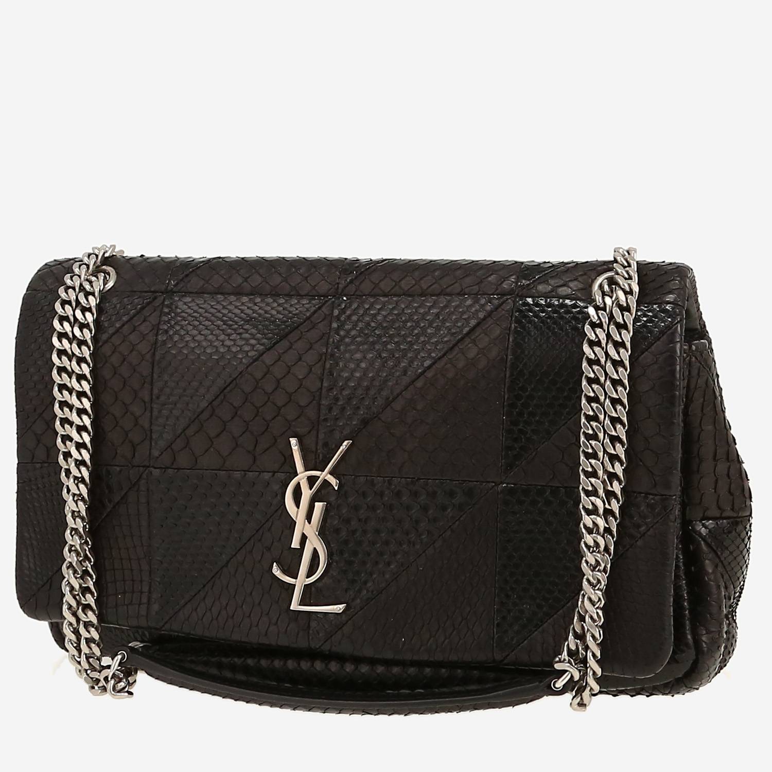 Saint Laurent  Jamie handbag  snake  and black python