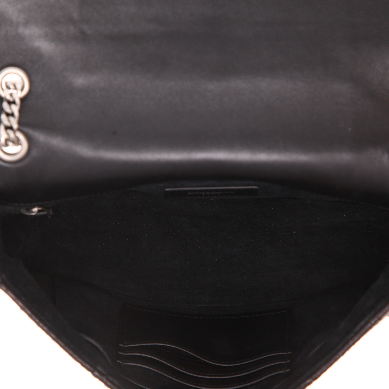 Borsa Saint Laurent  Jamie in pelle di serpente e pitone nero - Detail D3