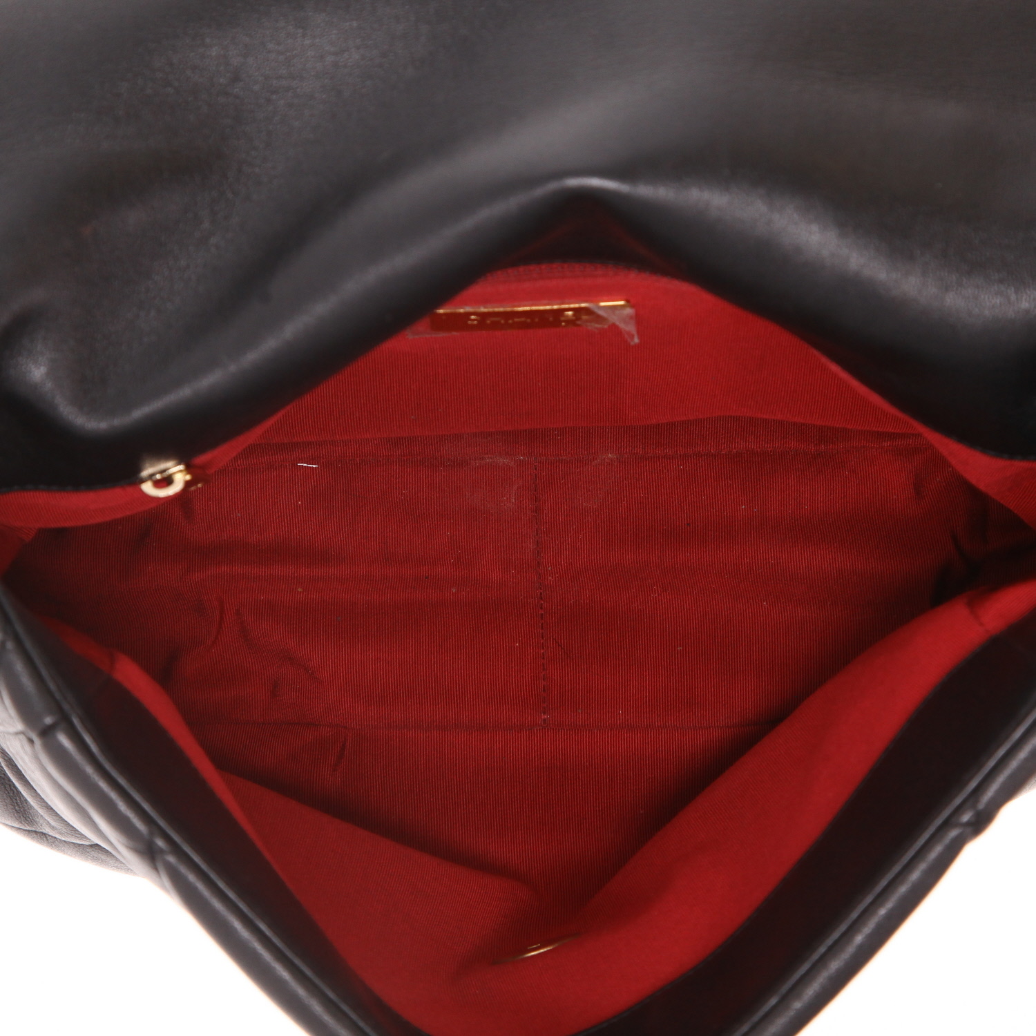 Borsa a tracolla Chanel  19 in pelle trapuntata nera - Detail D3