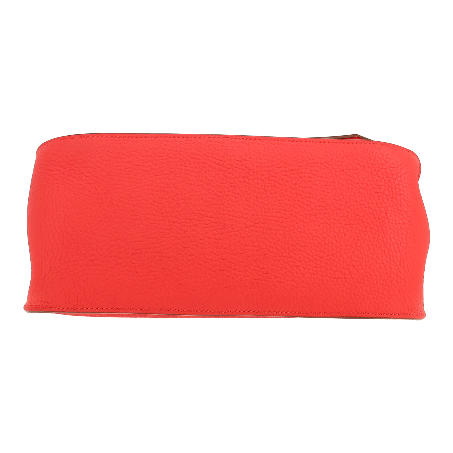 Bolso bandolera Hermès  Jypsiere 31 cm en cuero togo rosa - Detail D1