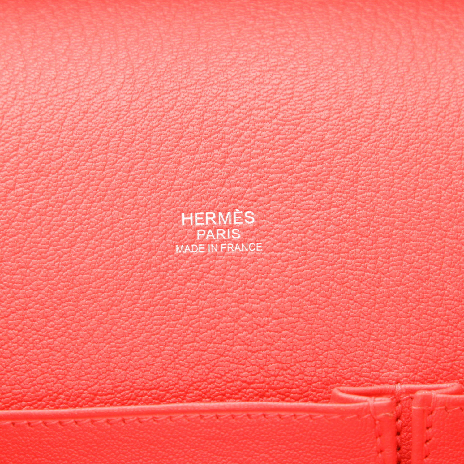 Sac bandoulière Hermès  Jypsiere 31 cm en cuir togo rose - Detail D2