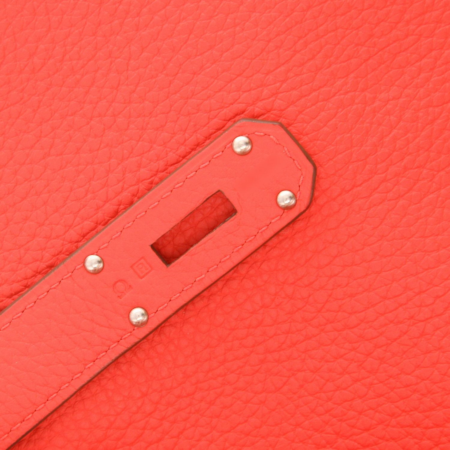 Borsa a tracolla Hermès  Jypsiere 31 cm in pelle togo rosa - Detail D4