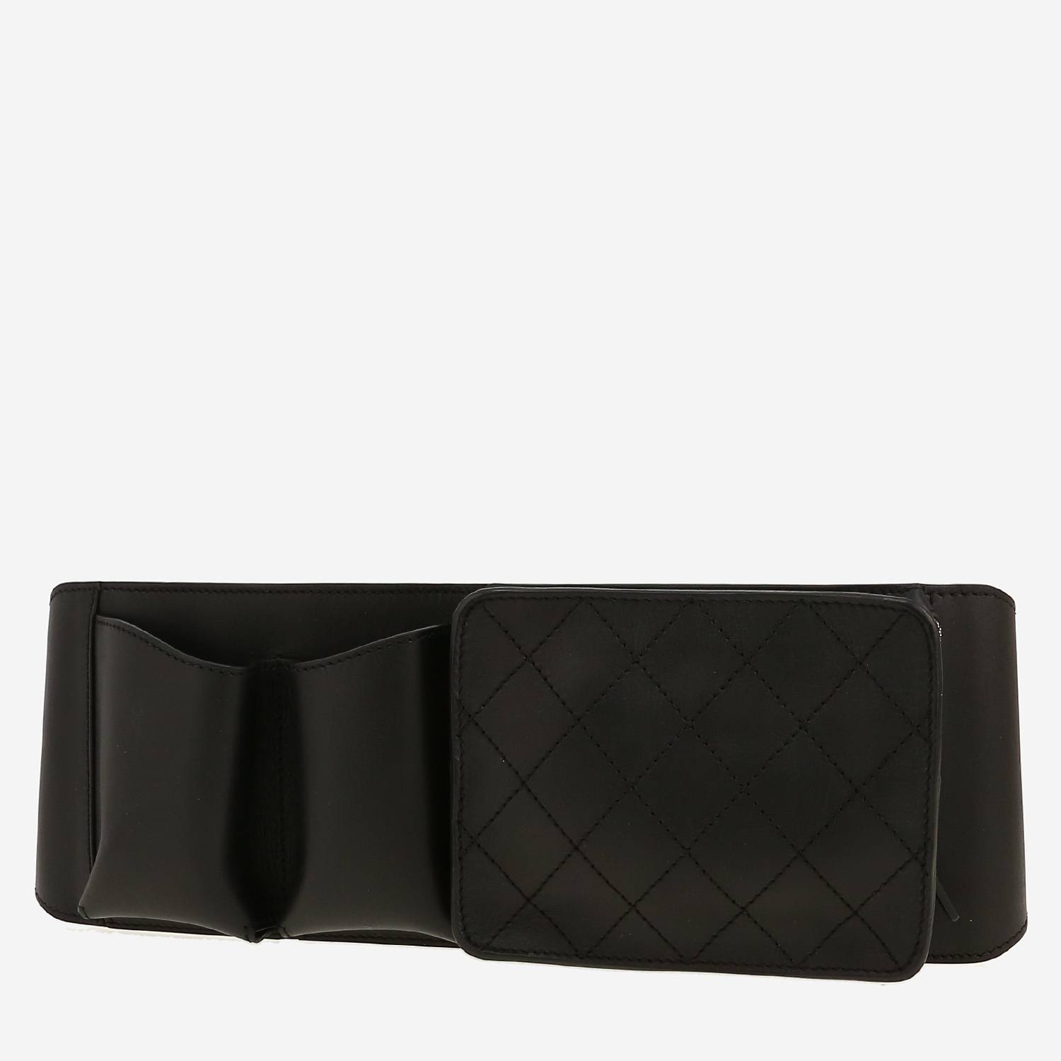 Chanel  Pochette ceinture clutch-belt  in black leather