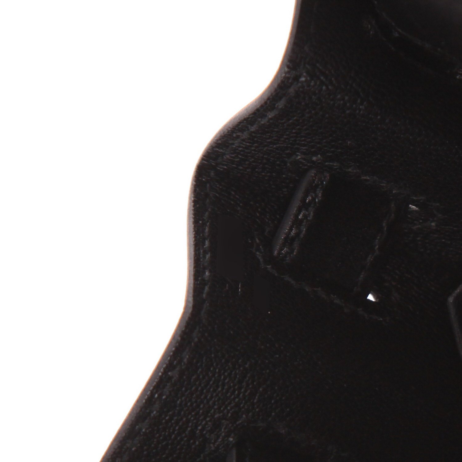 Borsa Hermès  Kelly 28 cm in pelle box nera - Detail D4