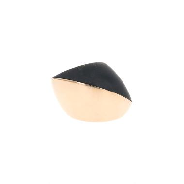 Bague Vhernier Trottola en or rose et titanium
