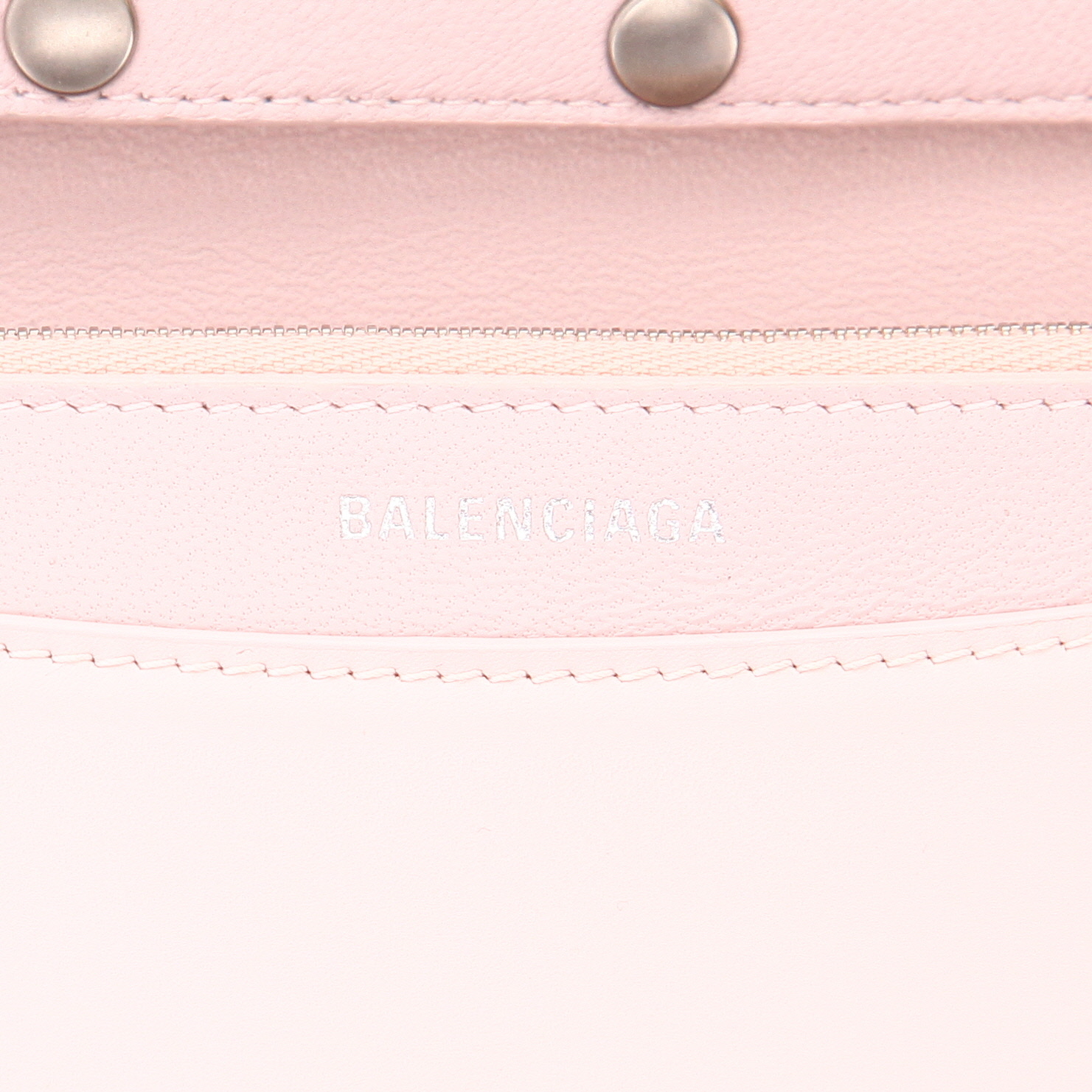 Borsa a tracolla Balenciaga   in pelle rosa - Detail D2