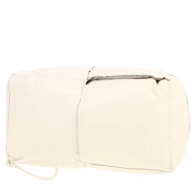 Pochette Bottega Veneta  Padded Cassette in pelle intrecciata bianca