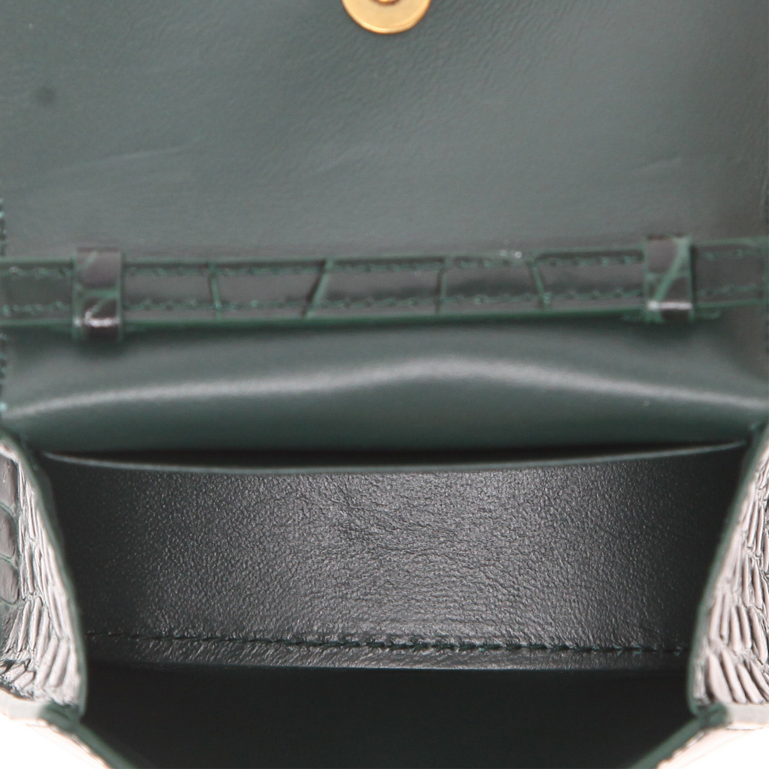 Borsa a tracolla Balenciaga  Hourglass mini  in pelle verde - Detail D3