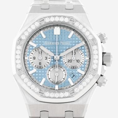 Montre Audemars Piguet Royal Oak Chrono en acier Ref: Audemars Piguet - 26715ST.ZZ.1356ST.01  Vers 2020