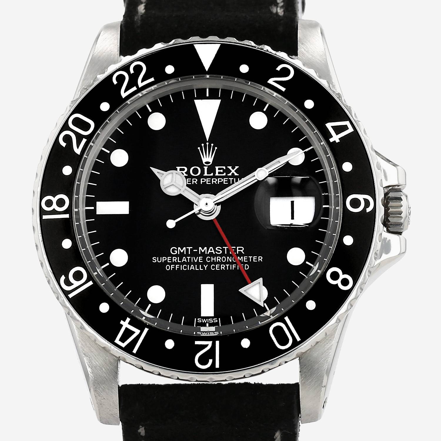 Montre Rolex GMT-Master en acier Ref: Rolex - 1675  Vers 1967
