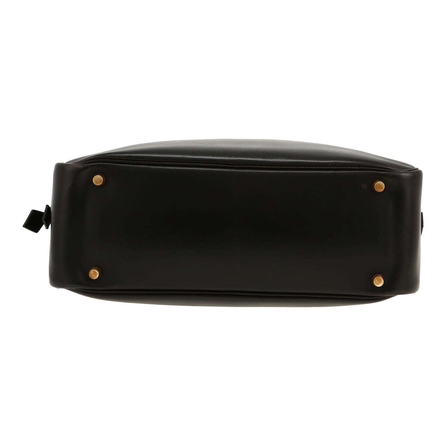 Hermès  Plume handbag  in black box leather - Detail D1