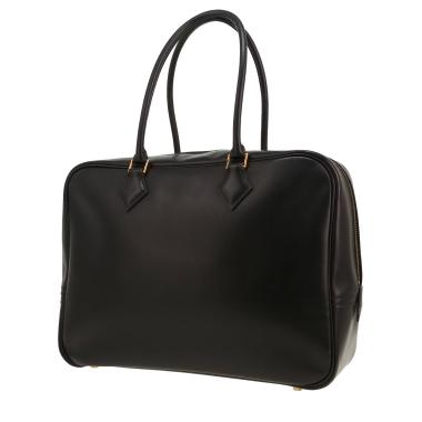 Hermès  Plume handbag  in black box leather