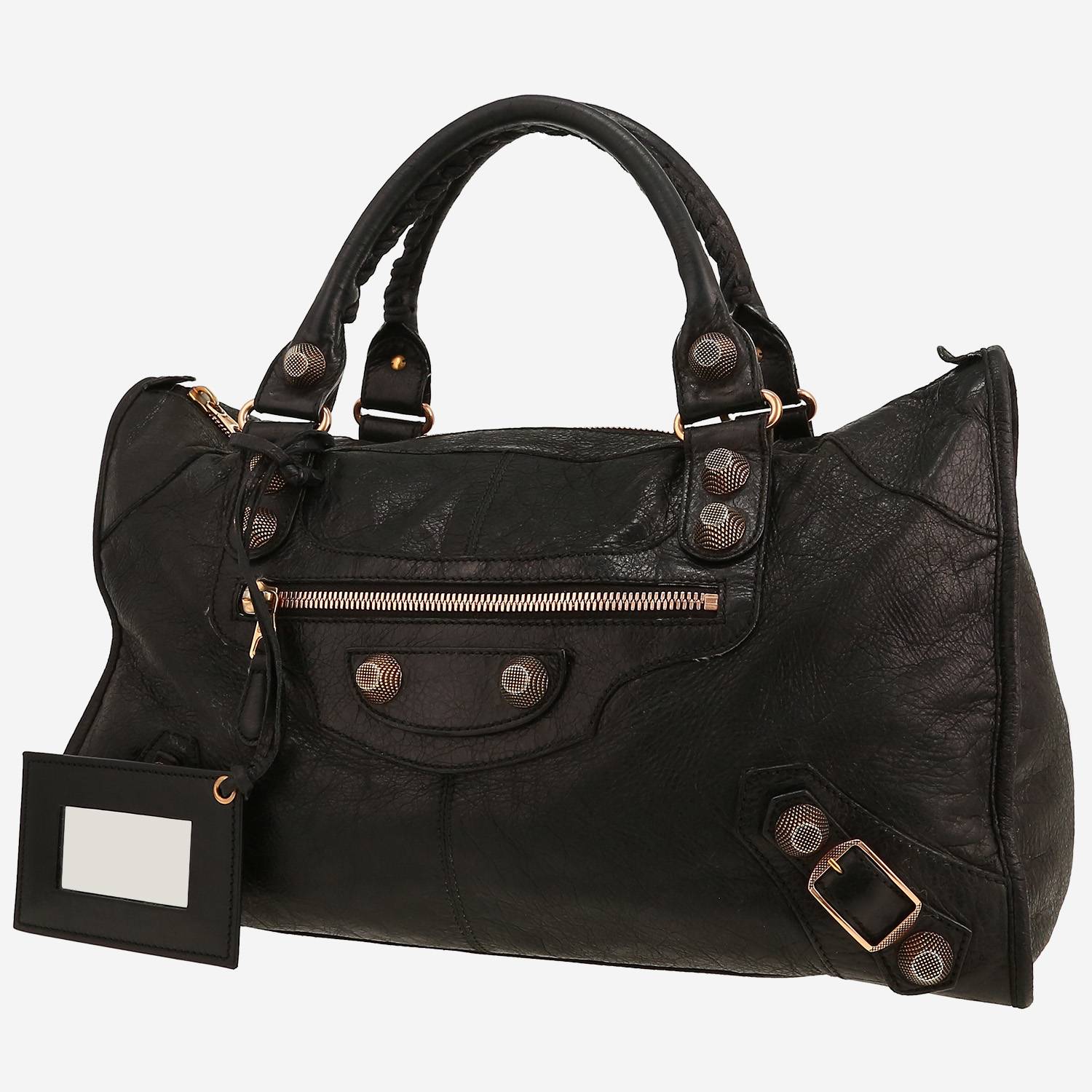 Balenciaga  City handbag  in black leather