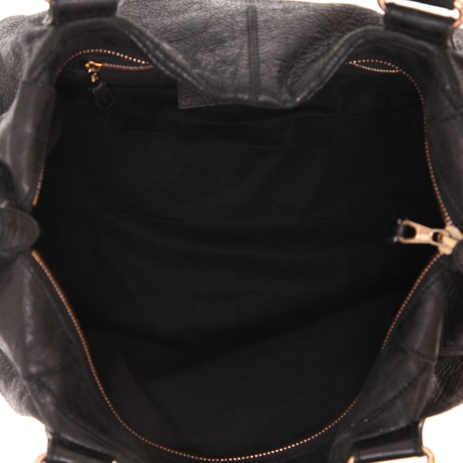 Borsa Balenciaga  City in pelle nera - Detail D3