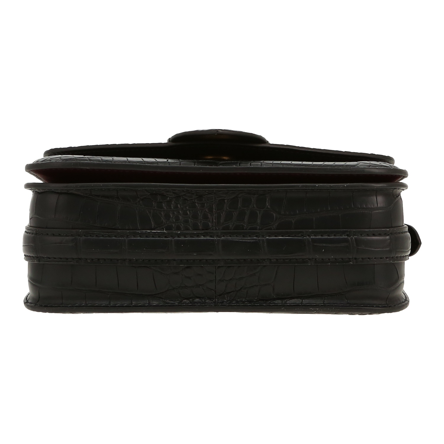 Sac à main Louis Vuitton  Pont Neuf en alligator noir - Detail D1